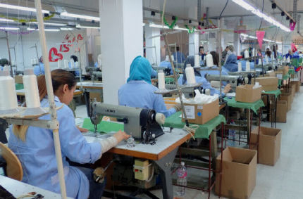  Textile production line